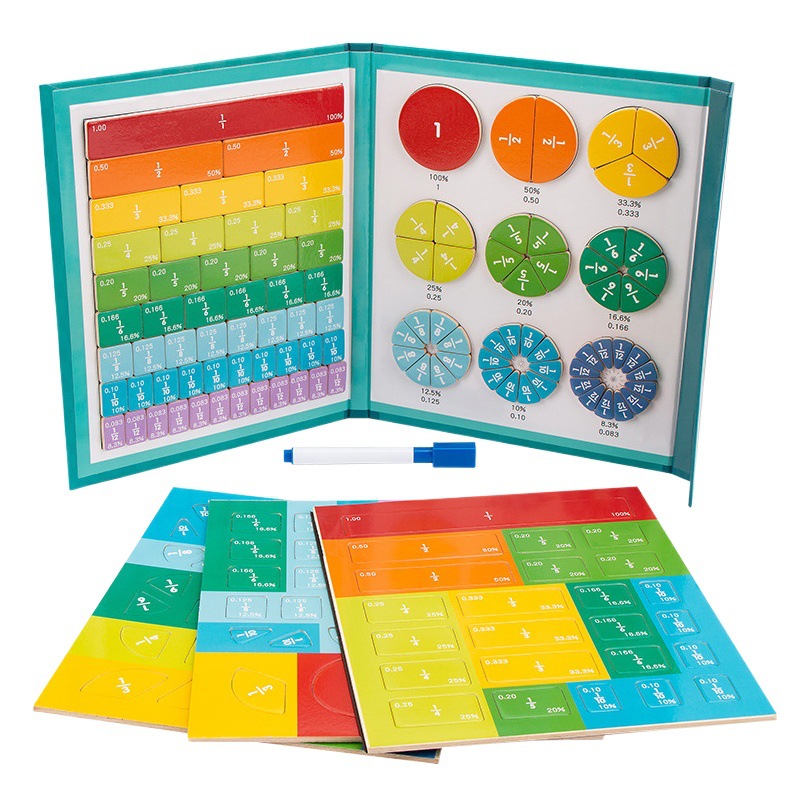Picture of Little lion magnetic score plate demonstrator molecular denominator cognitive addition and subtraction third grade primary school mathematics score