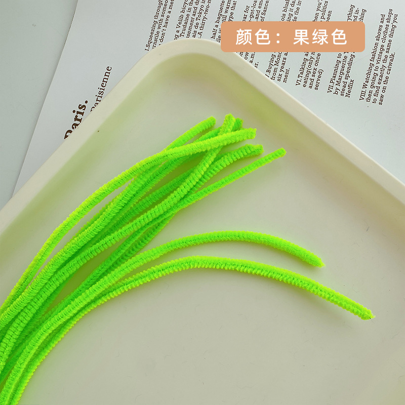 Picture of Colorful Macaron Hair Root Encryption Handmade Hair Root Twisting Stick DIY Kidsren's Toy Making Art Material Package