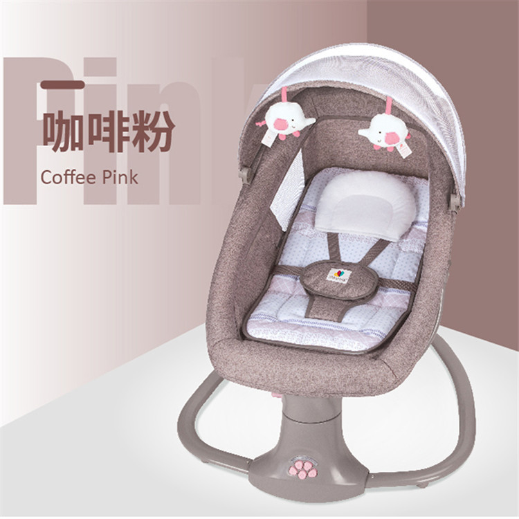 Picture of Baby Electric Rocking Chair Baby Coaxing Baby Sleeping Artifact Newborn Cradle Bed Kidsren's Soothing Chair Recliner 0-3 Years Old