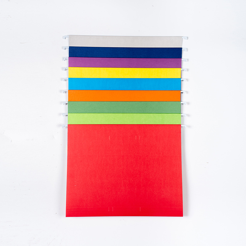 Picture of American size solid color paper letter size hanging clip hanging clip hanging quick clip hanging folder