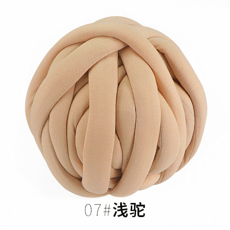 Picture of Heart-filling cotton warm velvet cotton Iceland wool DIY hand-woven hook blanket carpet cover blanket dog kennel cat nest cushion basket basket bag