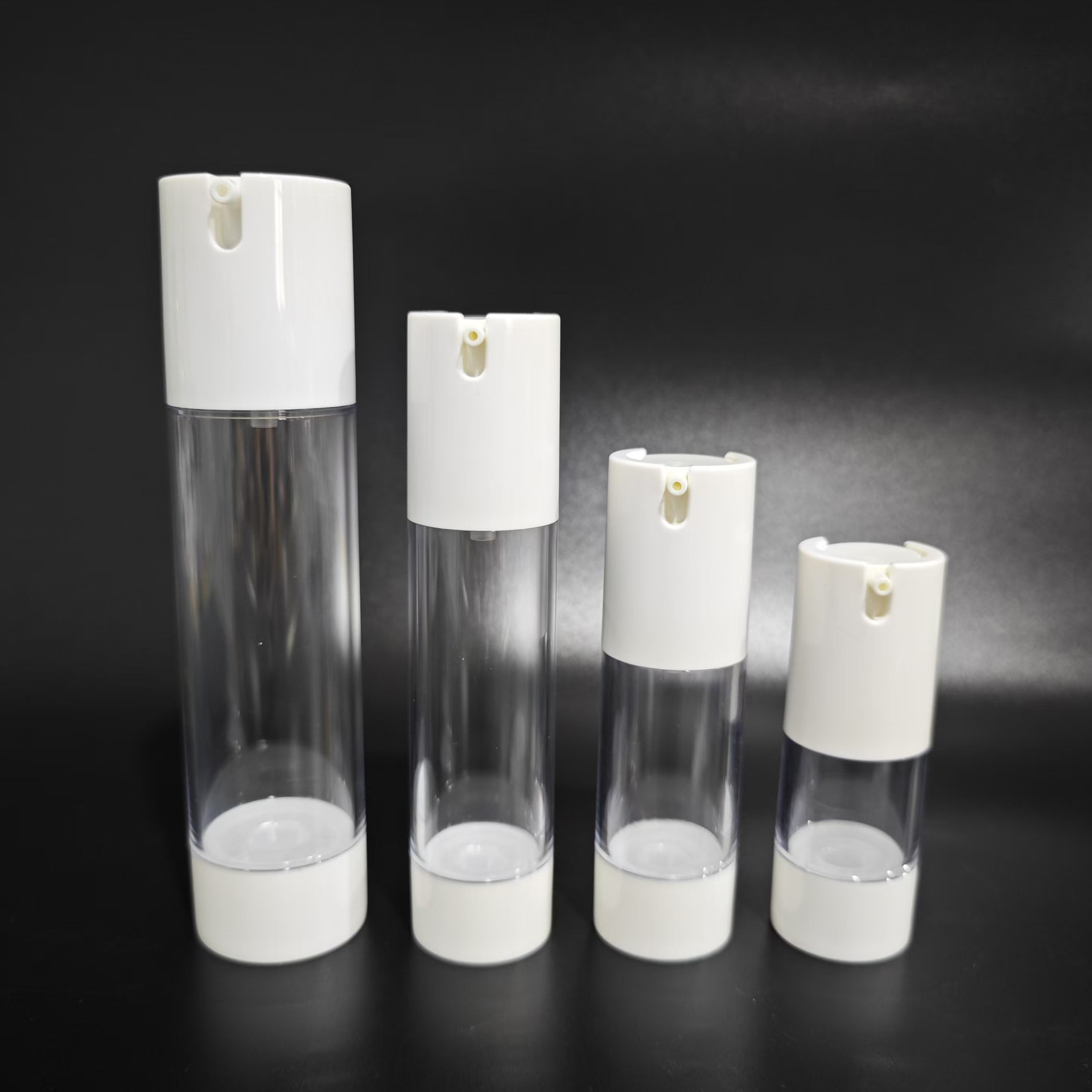 15ml30ml50ml80ml100ml120ml full plastic U-shaped vacuum bottle high-grade vacuum sub-bottling emulsion bottle