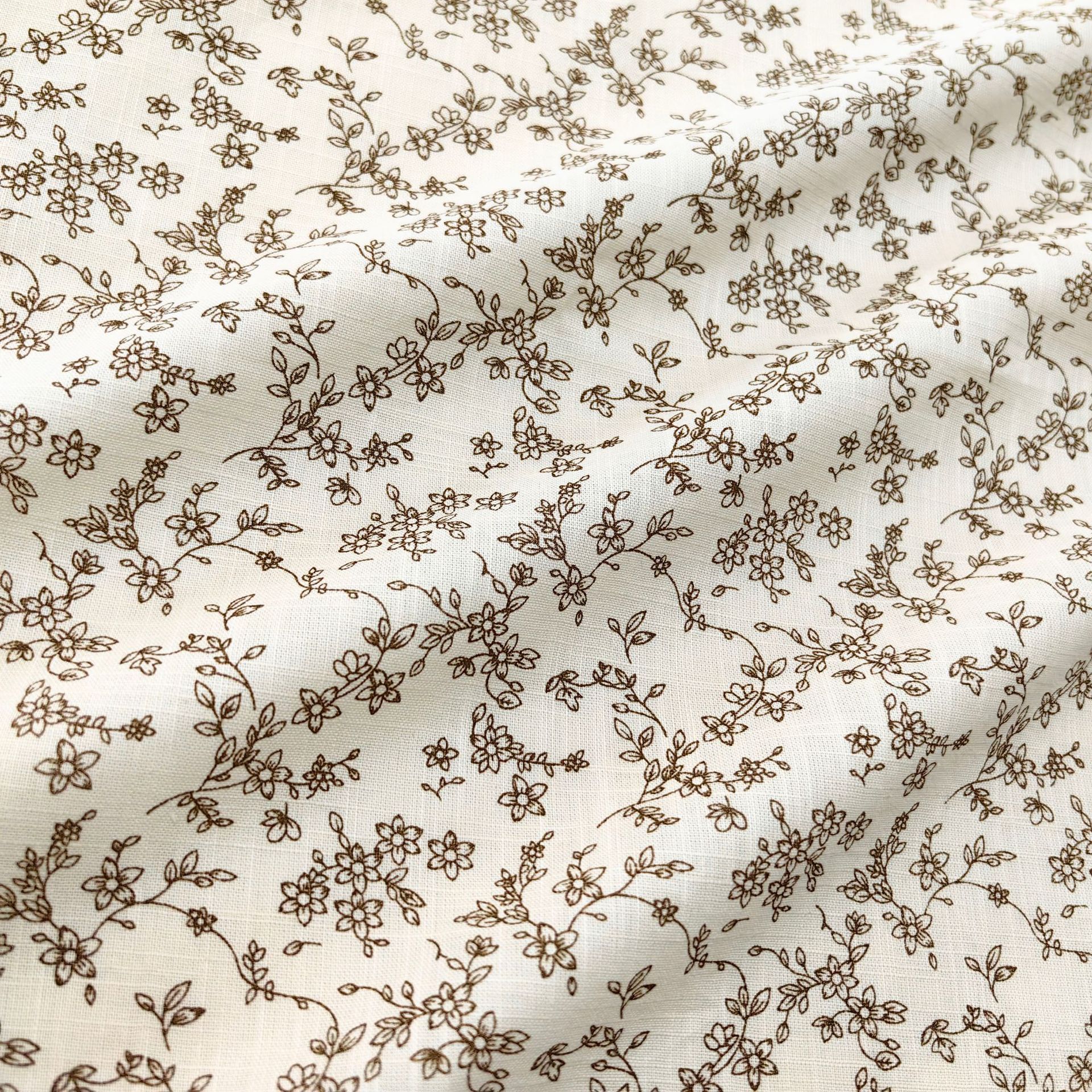Picture of Cotton Bamboo Jacquard Fabric Floret Japanese and Korean Printed dress Children's Wear Table Cloth Fashion Fabric Home Boutique