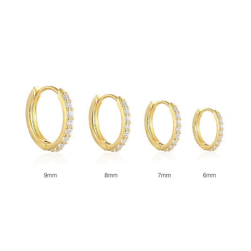 Picture of Amazon Europe and the United States cross-border hot-selling circle diamond earrings earrings zircon earrings light luxury fashion earrings jewelry