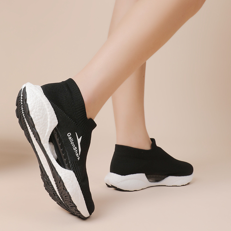 Picture of Goren Shark Light Luxury Skin-Relieved Shoes Indoor Fitness Rope Skipping Skipping Exercise Non-slip Shock Absorption Bottom Treadmill Special Wear-resistant Lightweight