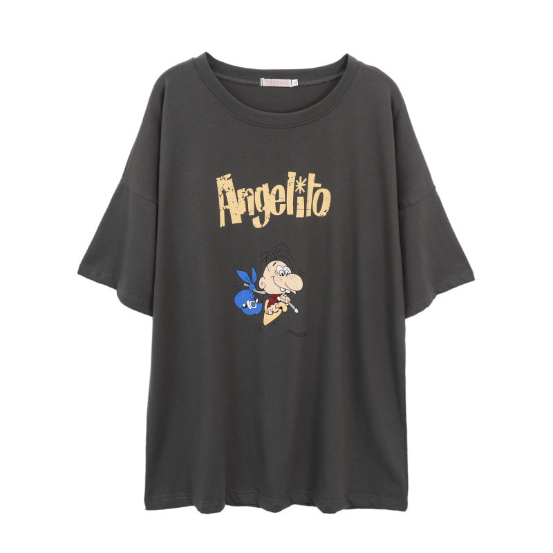 Picture of 8514 Breastfeeding Clothes Going Out Top Fashionable Summer Loose Short-sleeved T-shirt Hot Mom Women's Fashion Mom Breastfeeding Clothes