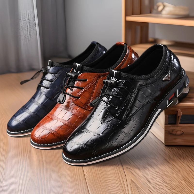 Cross-border casual shoes men's summer new loafers British style leather shoes summer soft Amazon men's shoes manufacturers wholesale