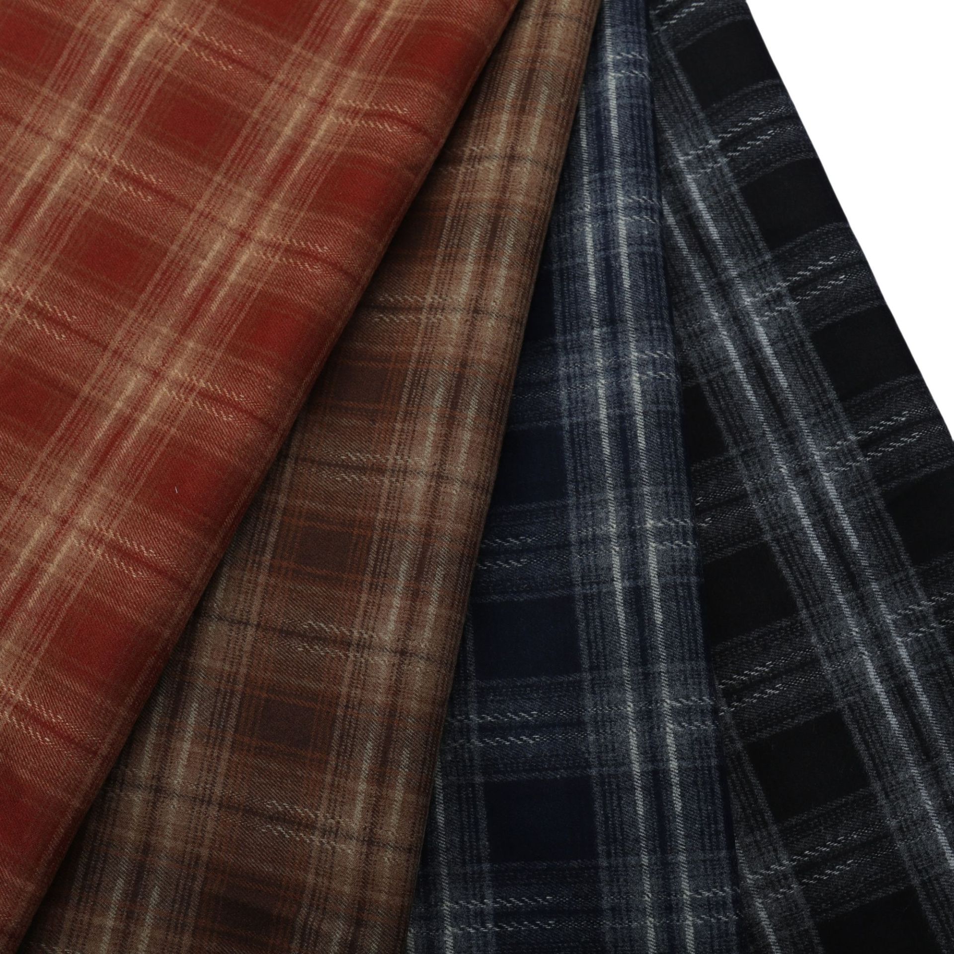 Tr Stretch Woven Autumn and Winter New Brushed Fabric Retro British Style Shirt Bag Shoes Hat Dress Decorative Fabric