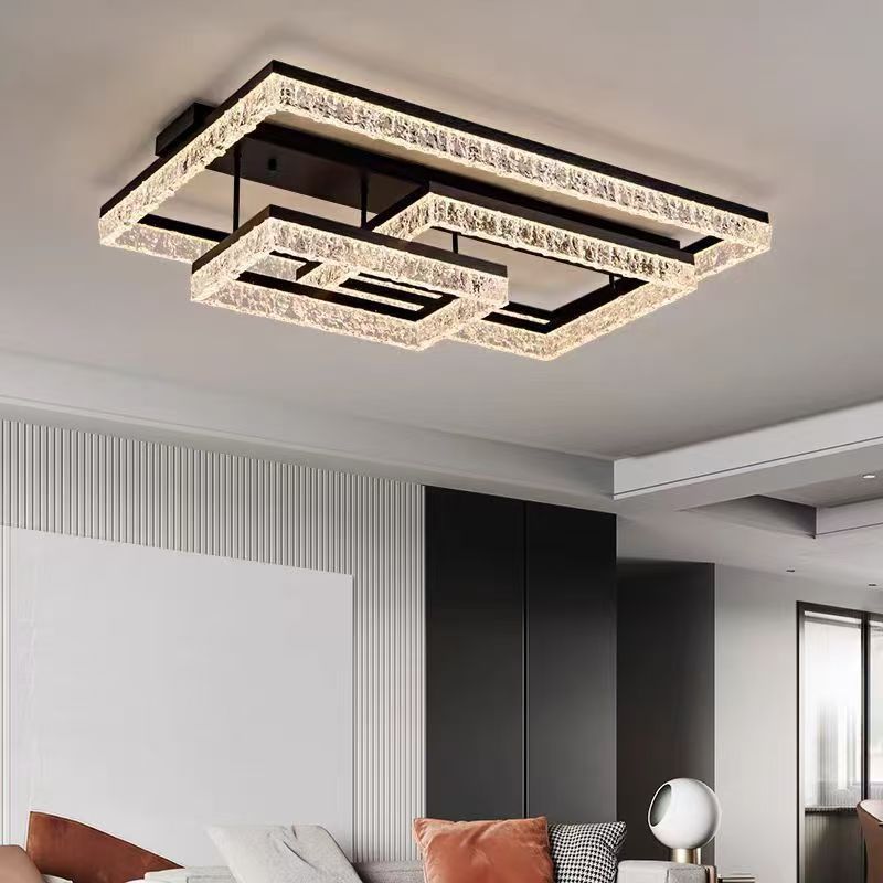 Picture of Internet Celebrity Living Room Lamp Ceiling Lamp Simple Atmospheric Home Italian Style Light Luxury Ice Crack Bedroom Lamp