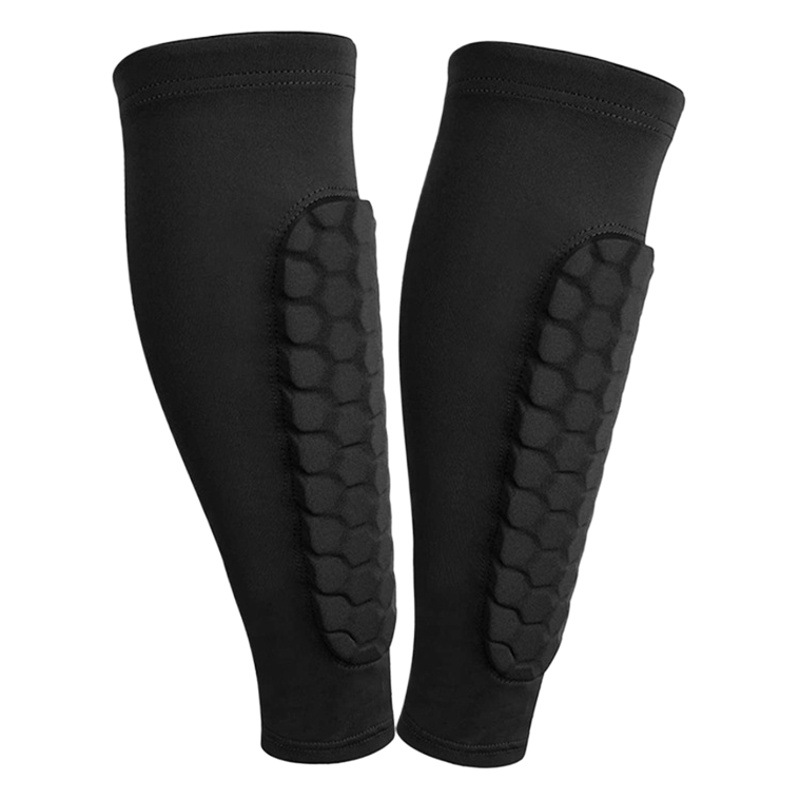 EVA Honeycomb Calf Protection Silicone Non-slip Honeycomb Basketball Football Riding Anti-collision Breathable Sports Shin Protection Leg Cover