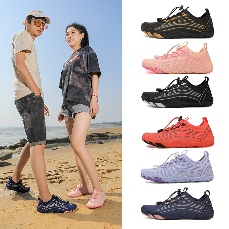 New Cross-border Tracing Shoes Comfortable Breathable Beach Shoes Couple Outdoor Sports Wading Shoes Hiking Climbing Five Finger Shoes