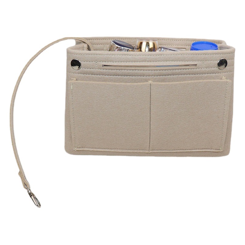 Felt bag cross-border felt cosmetic bag organizing storage bag felt handbag