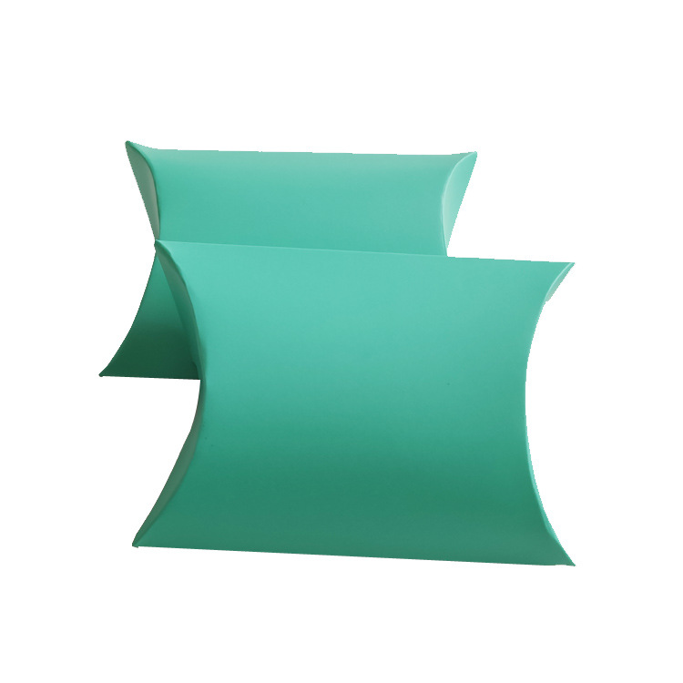 Picture of Cross-Border Spot Wholesale Wedding Paper Folding Wedding Candy Box Candy Color Pillow-Shaped Wedding Candy Box Pillow Box