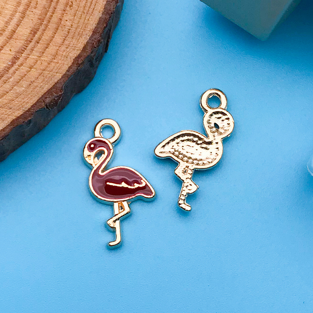 Picture of Mix 30 Color Cartoon Creative Drop Oil Jewelry Zinc Alloy Pendant DIY Earrings Necklace Pendant Jewelry Accessories