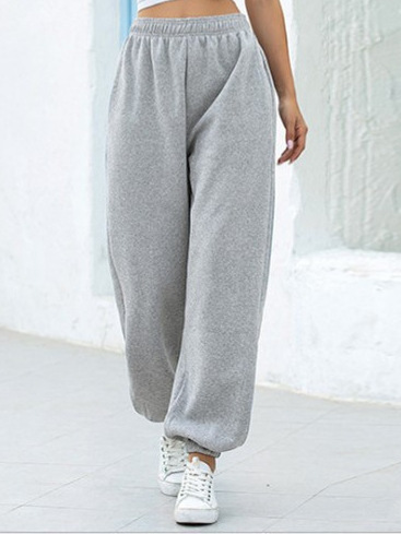Picture of Cross-Border European and American Loose Casual Sweatpants 2025 Amazon Wish Independent Station Women's Autumn and Winter Velvet Sweatpants