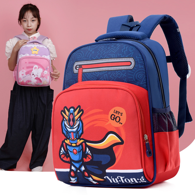 Children's Schoolbag New Cartoon Animation Kindergarten Student Backpack Baby Cute Boys and Girls Small Backpack Foreign Trade