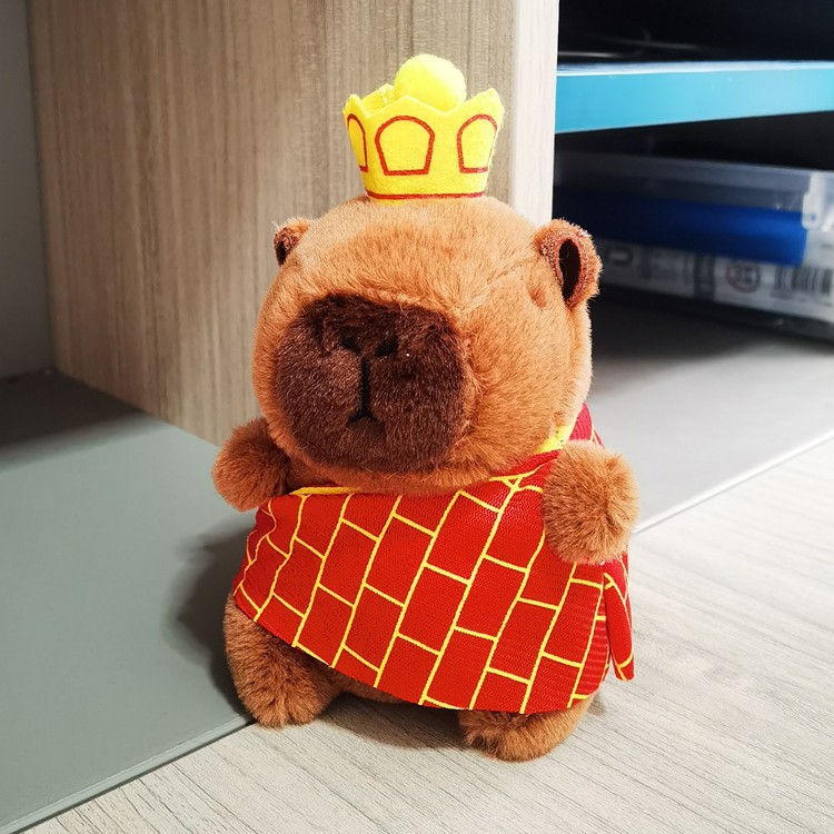 Picture of Internet celebrity boutique schoolbag ornaments capabala capybara pendant creative car keychain plush doll batch
