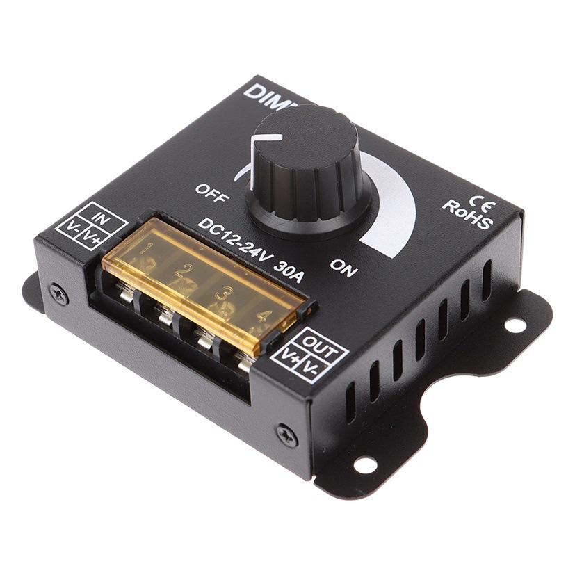 30a manual dimmer housing set dimmer switch LED monochrome manual knob dimming dimmer LED switch