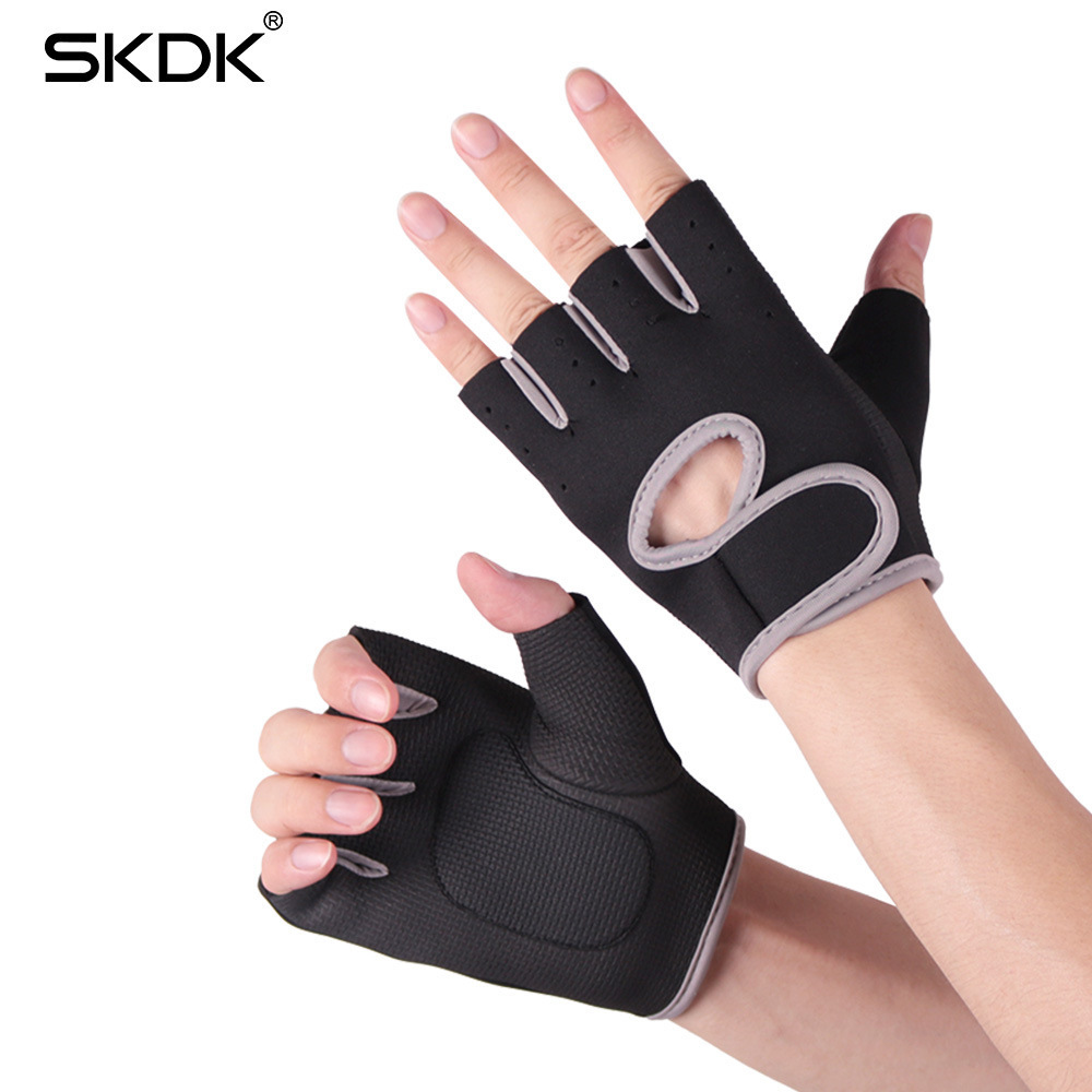 Sports and Fitness Gloves Diving Cloth Equipment Non-Slip Anti-Shock Protective Hand Gym Bushing Barbell Fitness Protective Equipment
