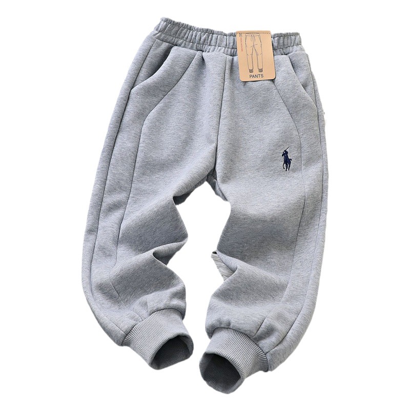 2025 Autumn Kidsren's Sweatpants Kidsren's Pony Sweatpants Instant Export Korean Style Kidsren's Sickle Pants P Chain Casual Pants