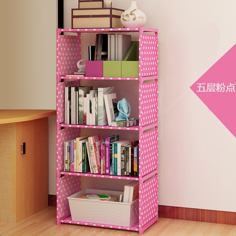 Picture of Bookcase trapezoidal bookshelf multi-layer combination bookcase shelf children student bookshelf classroom locker storage bookshelf