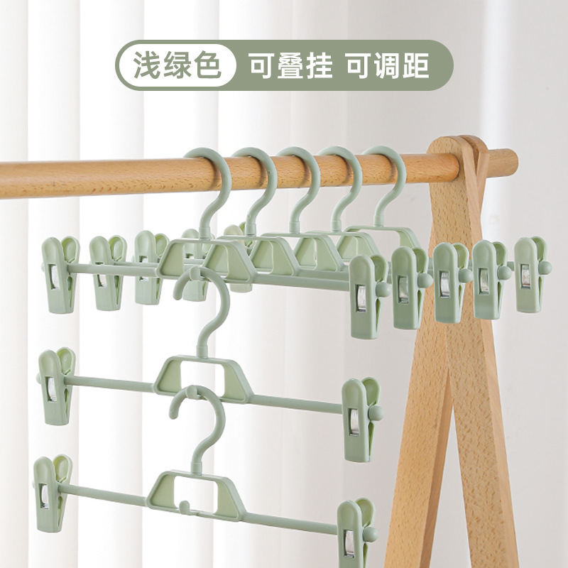 Picture of Trouser Rack Household Trouser Clip Seamless Clip Wardrobe Hanging Pants Storage Artifact Multifunctional Hanger for Underwear