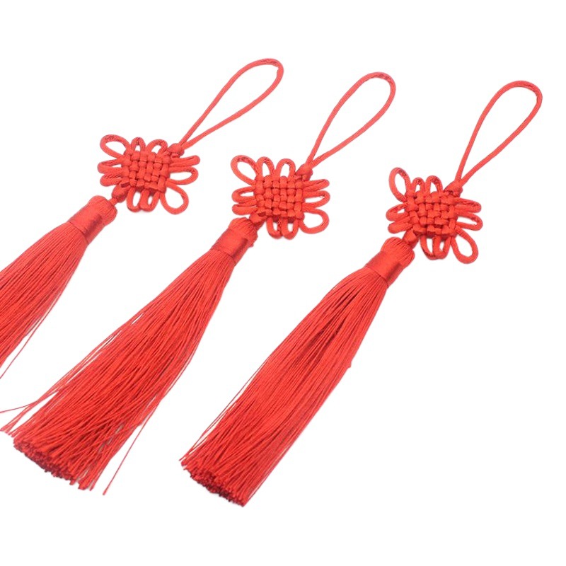 Cross-Border Red 5 6 plate Chinese knot pendant stationery home decoration small pendant wholesale small gift