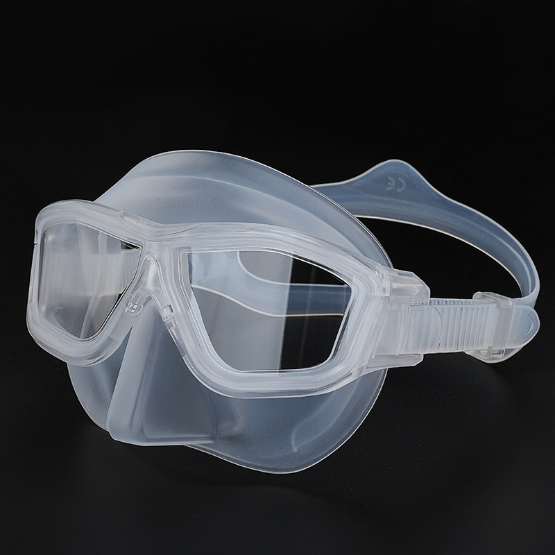 Picture of Wave Professional Anti-Fog Large Frame Lens Free Diving Snorkeling Wholesale Scuba Full Face Large Frame Diving Goggles