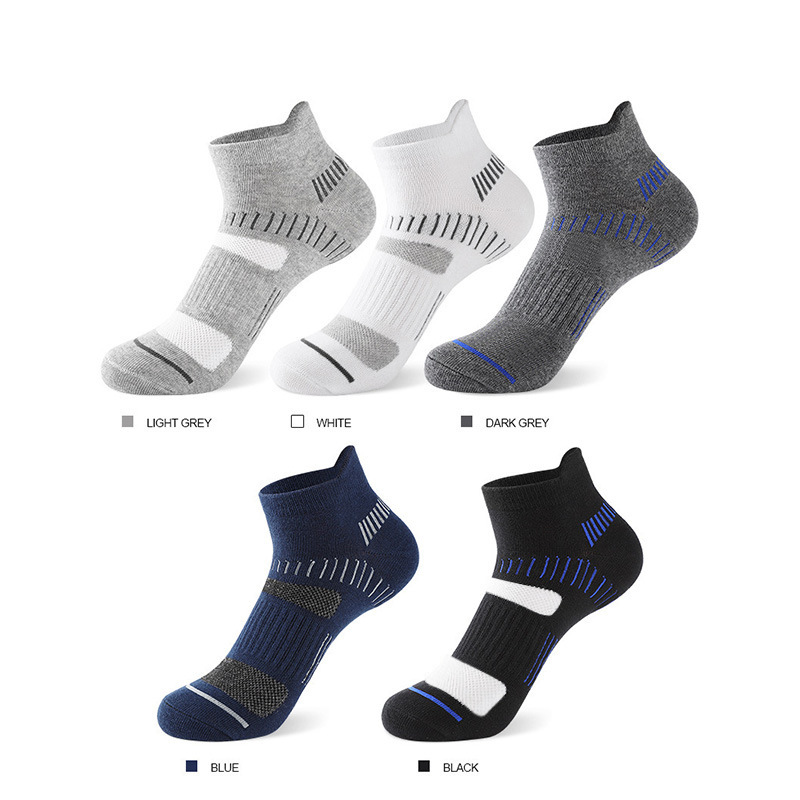 Cross-border socks men's socks spring and summer color matching trendy cotton socks sweat-absorbent deodorant autumn and winter Four Seasons sports socks wholesale