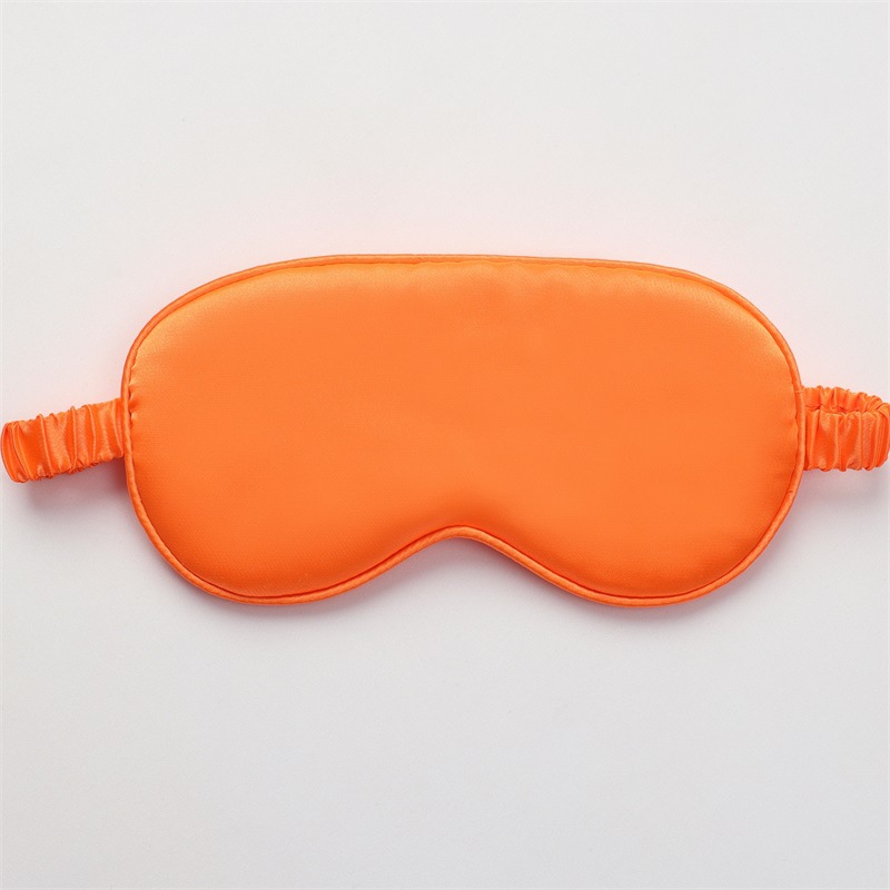 Picture of New double-sided artificial silk eye mask sleep elastic travel lunch break eye mask printed aviation eye mask wholesale
