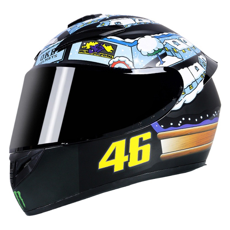 Cross-Border Dropshipping of High-Quality Electric Vehicle Helmets for Men and Women, Full-Coverage All-Season Summer Helmets, All-Season Universal Full-Face Helmets, Trendy Models