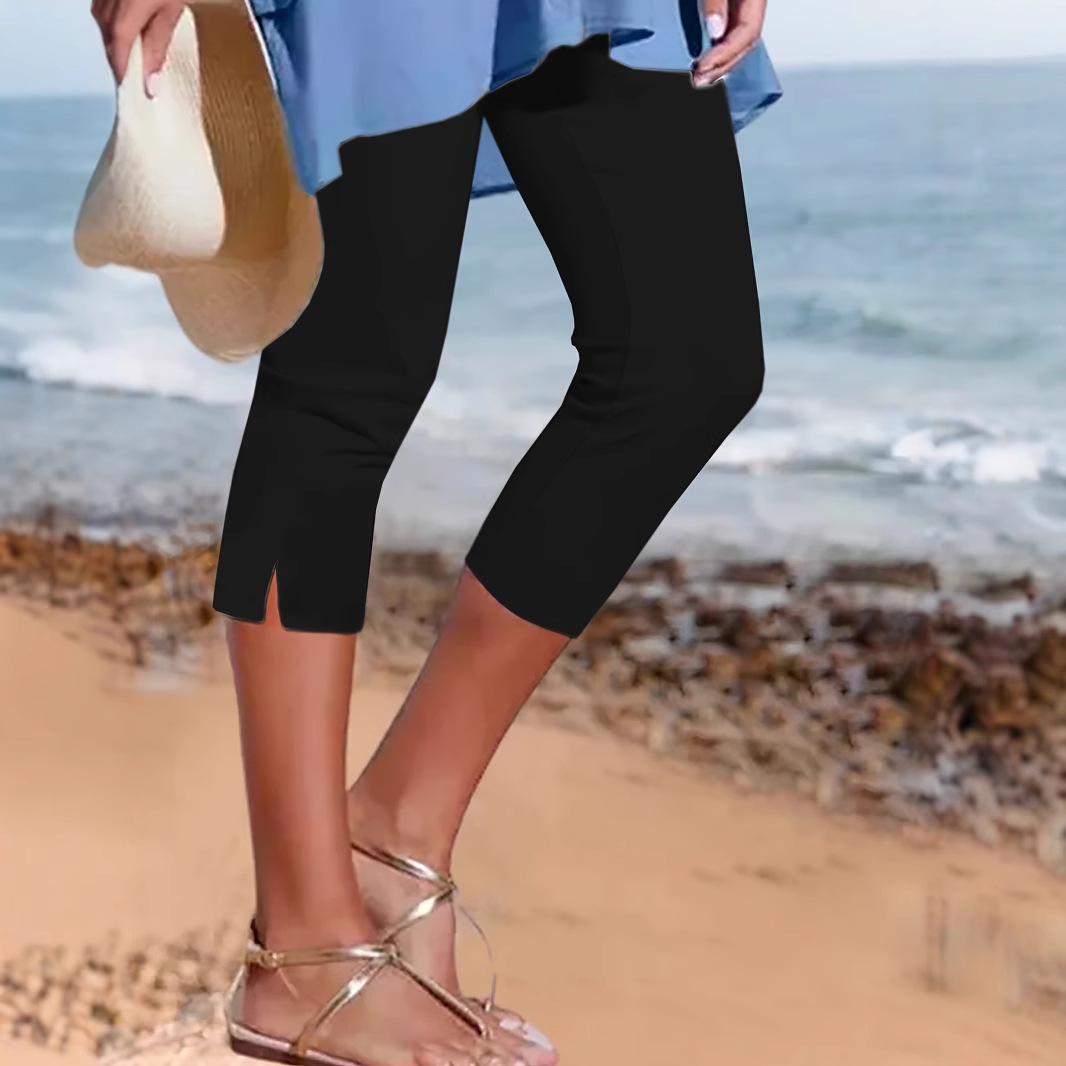 2025 Amazon AliExpress Summer Women's Plain Casual Explosions Leggings (Lots of in stock)