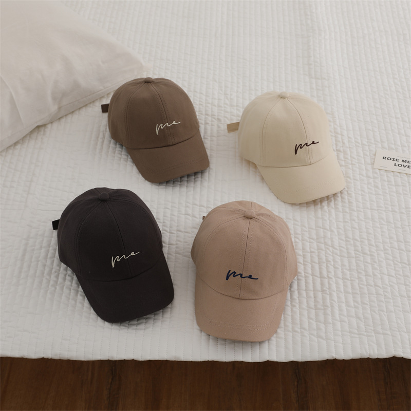 Children's Hat Korean-style Fashionable Sunshade Baseball Cap Baby Simple Sunscreen All-match Cap Outdoor Cap for Boys and Girls