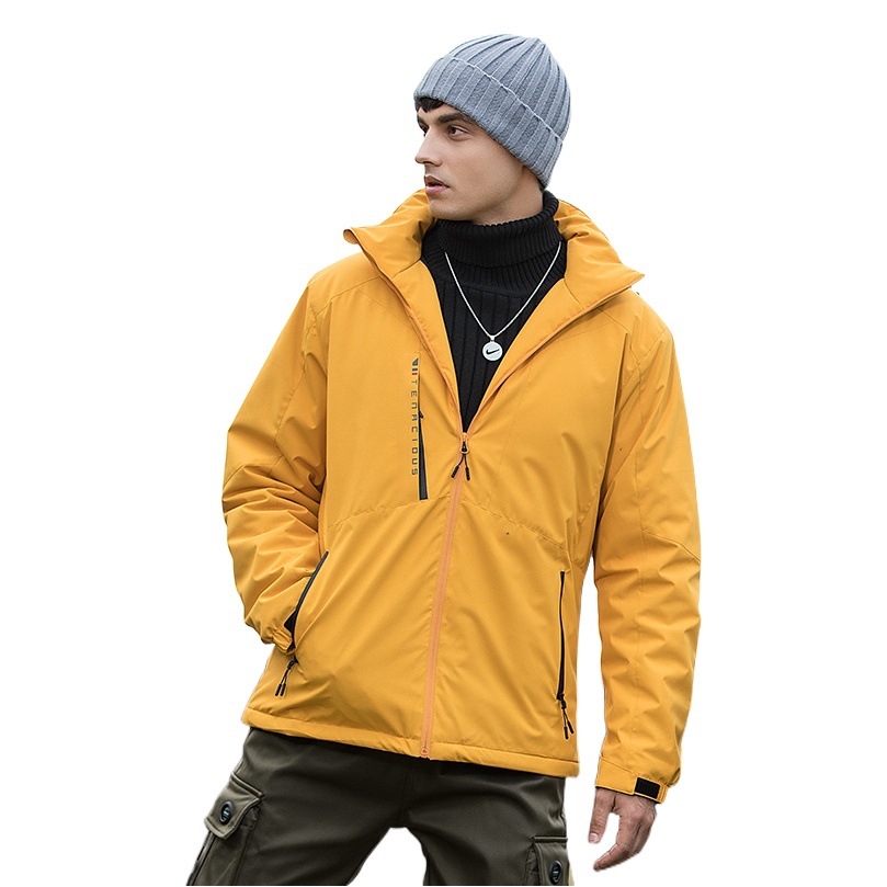 Outdoor All-In-One Cotton Jacket for Men and Women, Windproof and Waterproof Functional Work Clothes, Wholesale Cotton Clothes, Group Purchase Fashion