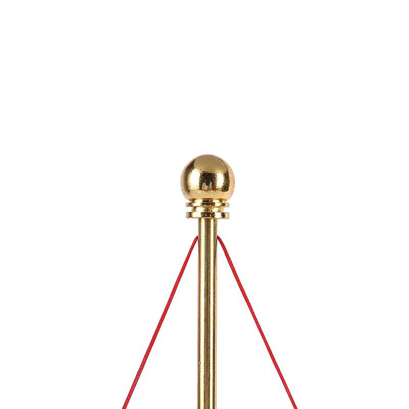 Picture of Table Flag Flagpole Metal Flag Seat Flagpole Flag Red Flag Ornaments Crossbar with Rope Single-pole Single-sided Flag Advertising Flagpole