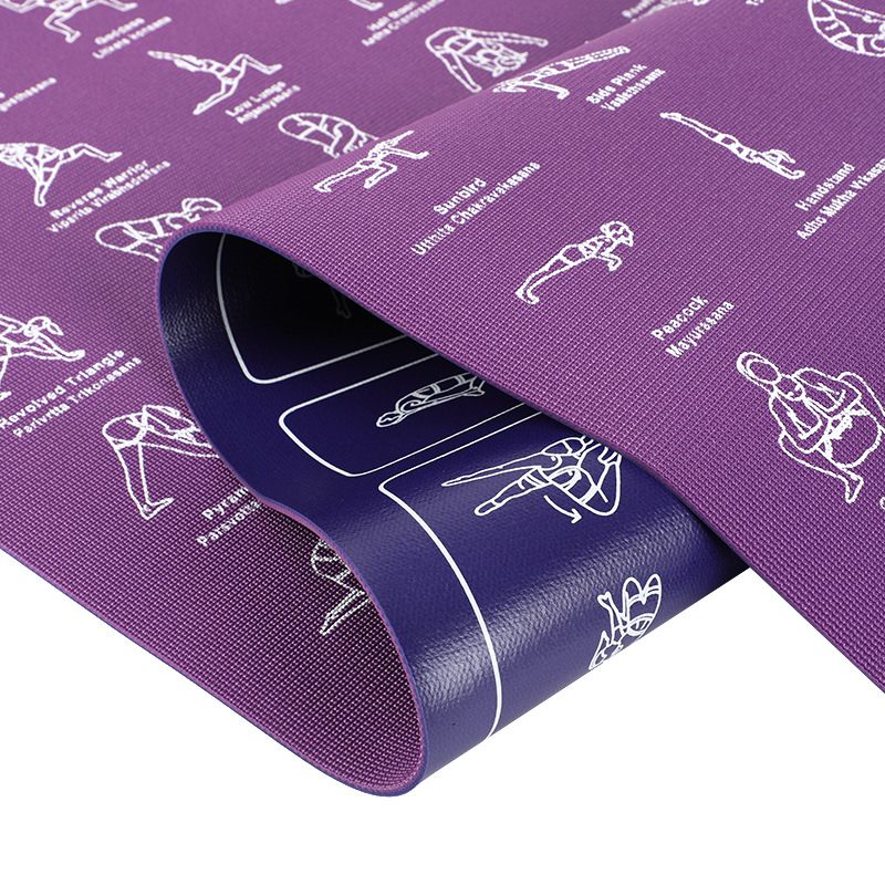Cross-border yoga mat pvc men's fitness mat non-slip yoga mat manufacturers sports home professional training mat