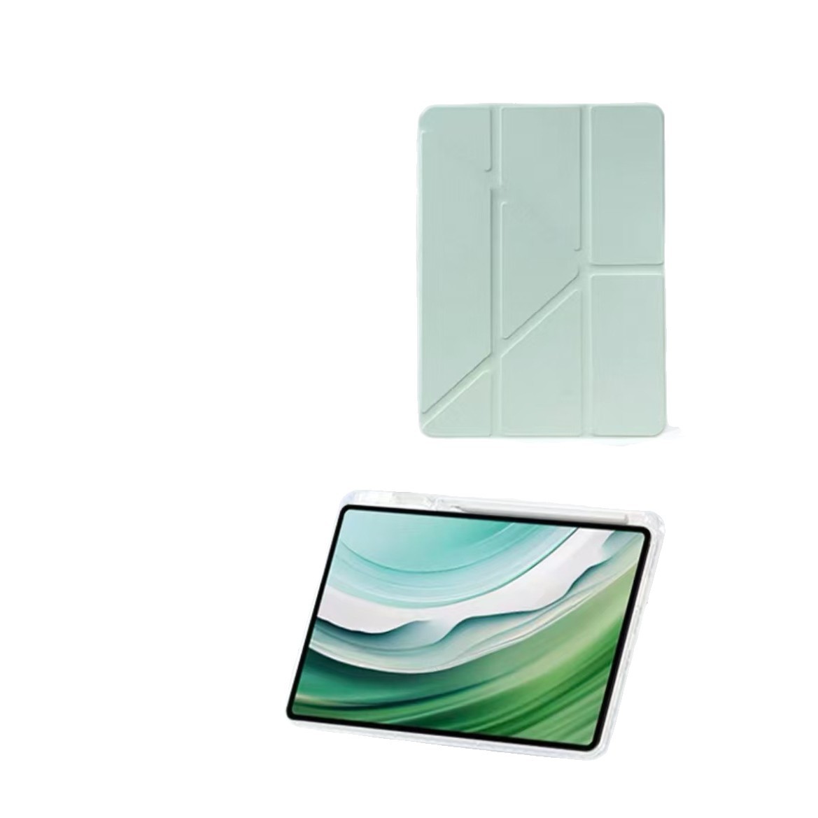 Picture of Suitable for iPad Protective Case 3+Y Mini7 Acrylic Air7/6 Anti-Bend 10.2 with Pen Slot 11Th Generation Tablet Case