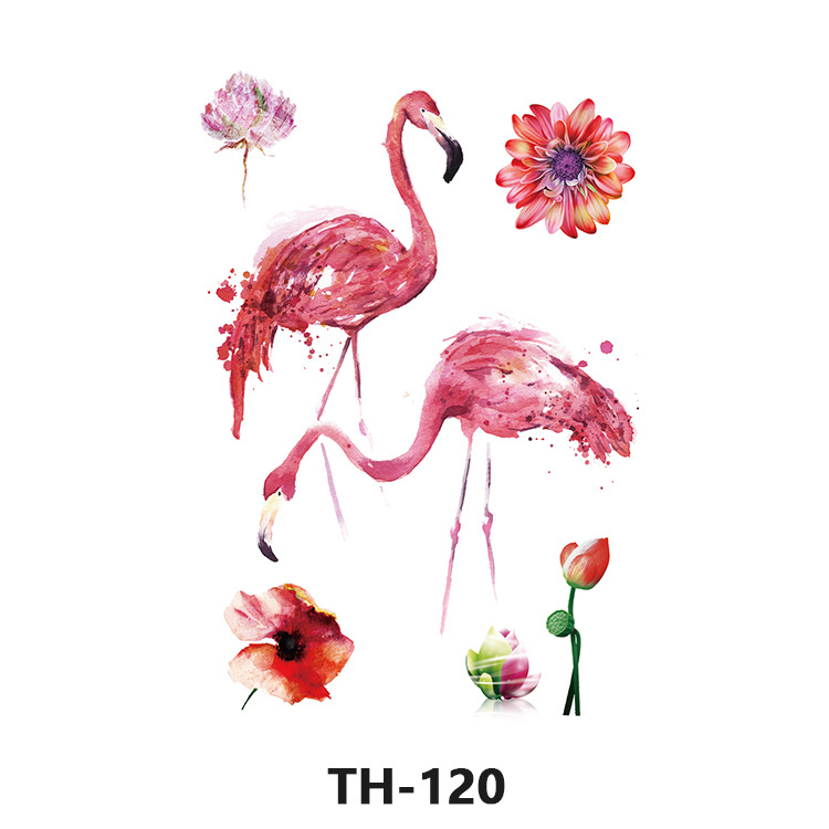 Picture of Cross-Border Manufacturer Wholesale Cartoon Color Tattoo Stickers Unicorn Black and White Animal Tiger Waterproof and Sweatproof Tattoo Stickers