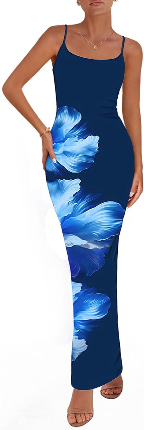 Picture of Autumn 2025 New Elegant Temperament Tight Low-cut Contrast Color Rose Print Design One Step Sling dress