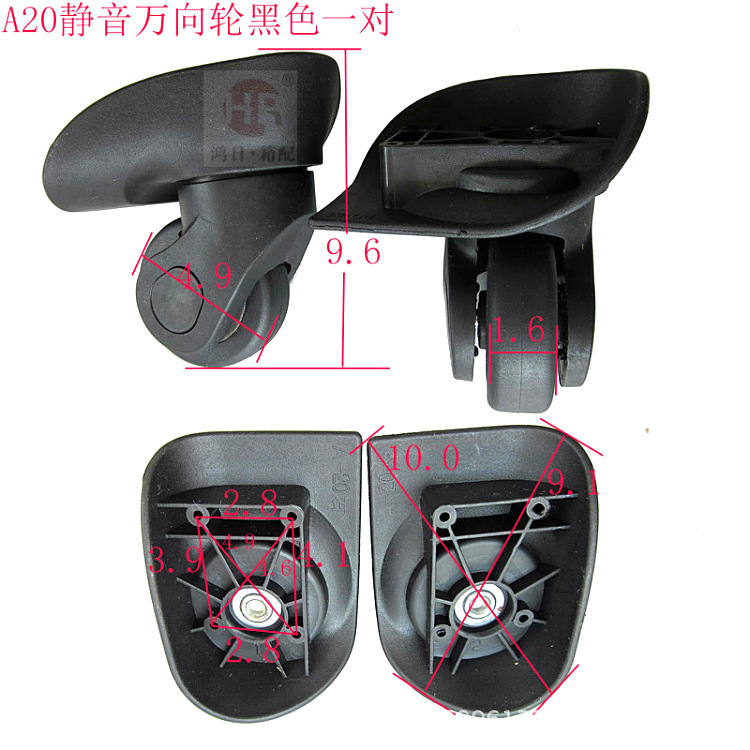 Picture of A generation of all kinds of luggage case wheel accessories luggage accessories universal wheel luggage suitcase wheel accessories