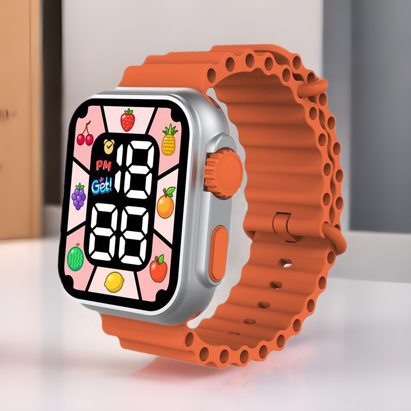 Cross-Border New Led Digital Watch P11 Alarm Clock Toy Game Leisure Student Kidsren Led Digital Watch Manufacturer