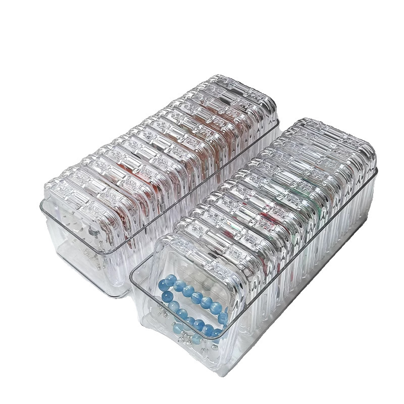 Picture of Handstring Storage Box Transparent Acrylic Dustproof Bodhi Cosmetic Bracelet Acrylic Storage Box Portable