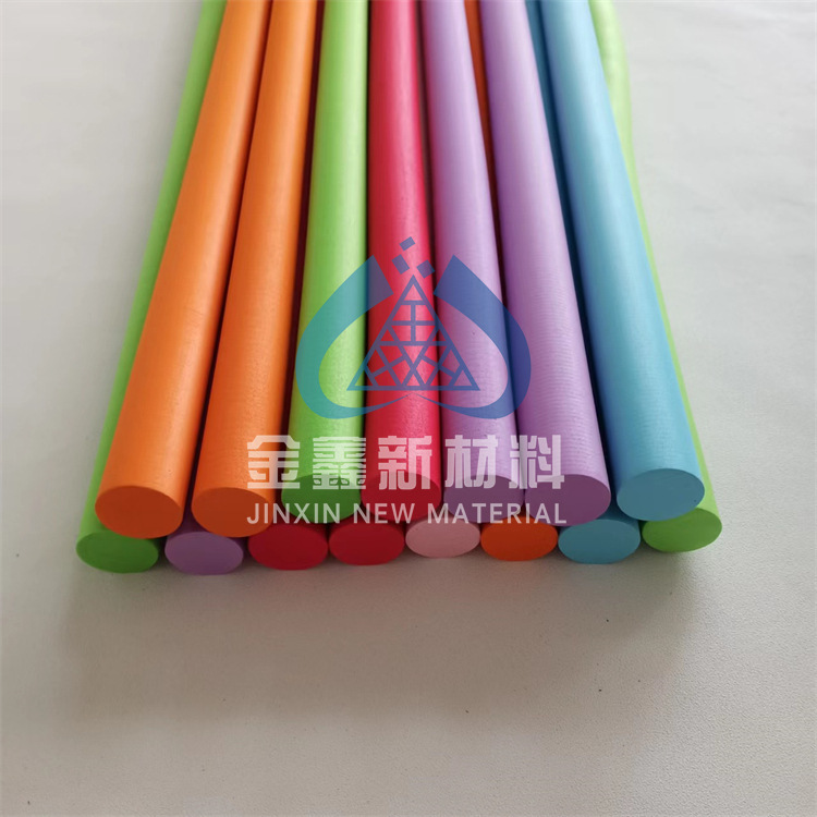 Factory supply EVA swimming stick color soft 38 degrees thick 50mm closed hole smooth foam buoyancy stick