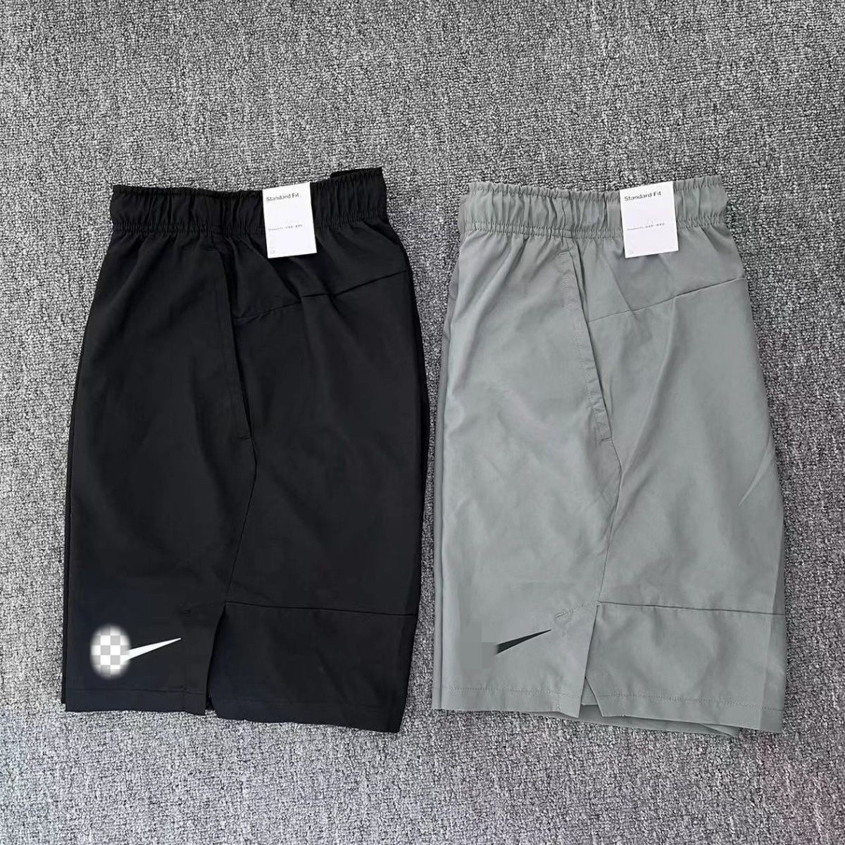 Sports woven quarter-length pants, men's marathon professional running training shorts, fitness loose quick-dry casual shorts