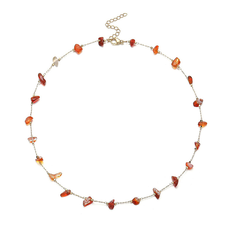 Picture of European and American Cross-border Color Candy Women's Waist Chain Irregular Natural Gravel Adjustable Sexy Body Jewelry Chain