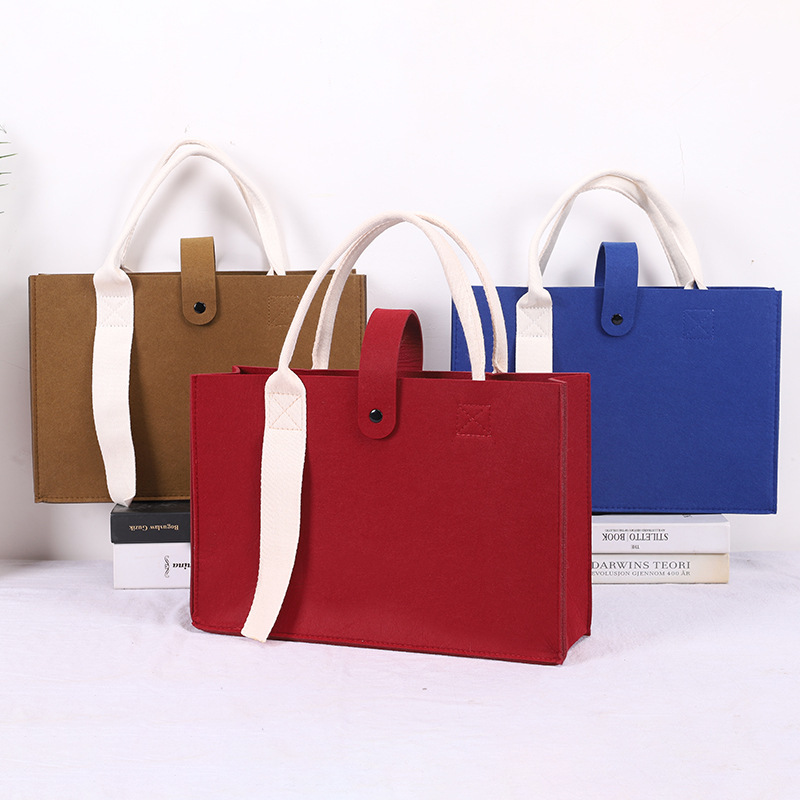Felt Souvenir Tote Bag Felt Bag Business Fashion Gift Holiday Gift Bag Souvenir Gift Bag