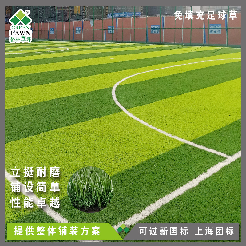 Picture of Jiangsu factory wholesale sand-free football field artificial simulation turf five-person cage football lawn can be constructed