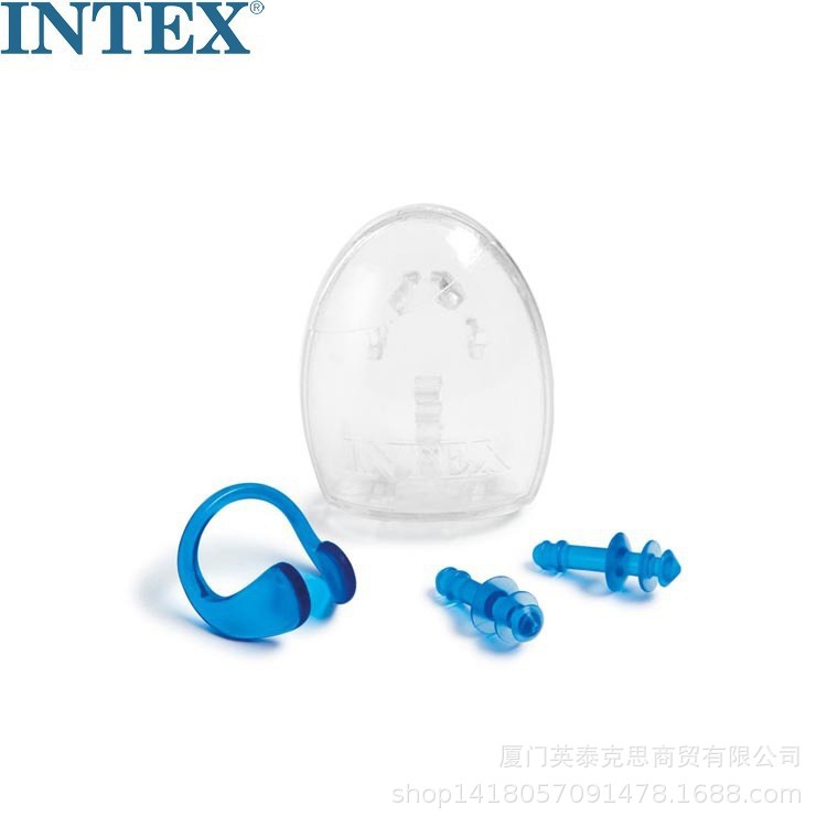 INTEX55609 silicone waterproof earplugs nose clip children adult pvc suit soft swimming diving wholesale