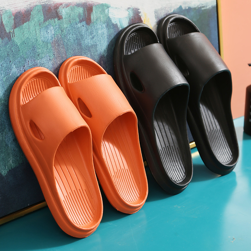 New Spot Wholesale Spot Eva Hotel Slippers for Women Thick-Soled Simple Slippers for Home Use Summer Slippers
