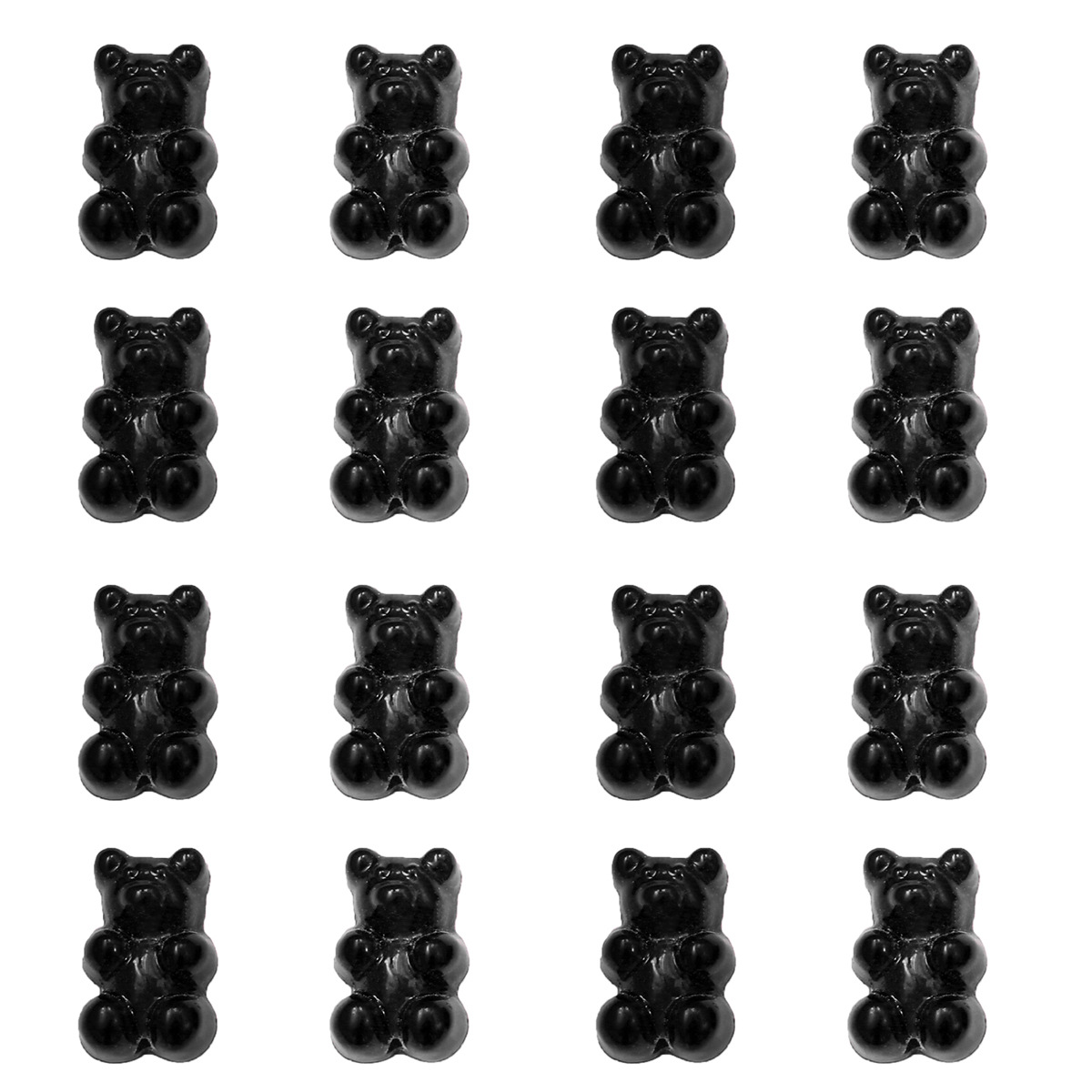 Picture of Transparent Candy Color Resin Bear Accessories Handmade DIY Homemade Bracelet Earrings Jewelry Keychain Pendant Material